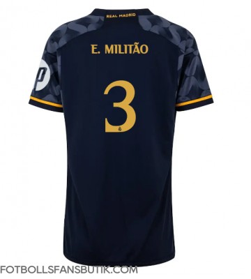 Real Madrid Eder Militao #3 Replika Bortatröja Damer 2023-24 Kortärmad